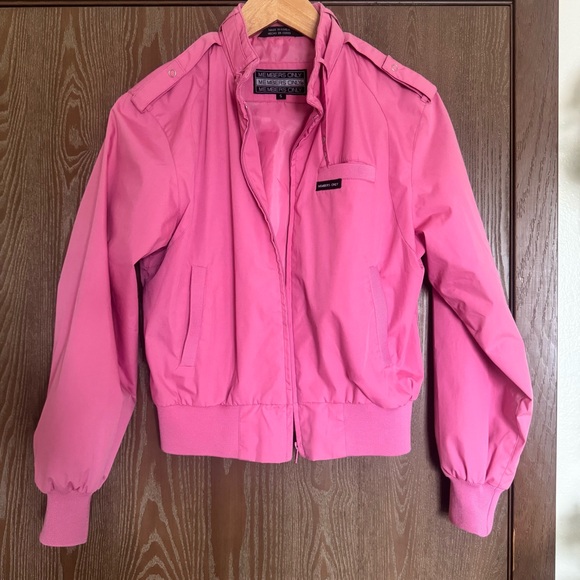 Members Only Pink Racer Jacket - Picture 1 of 9